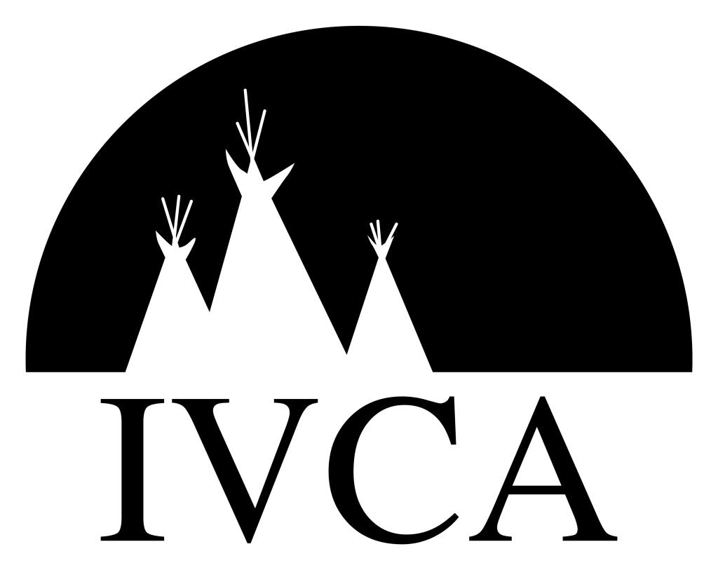 IVCA Logo with 3 teepees